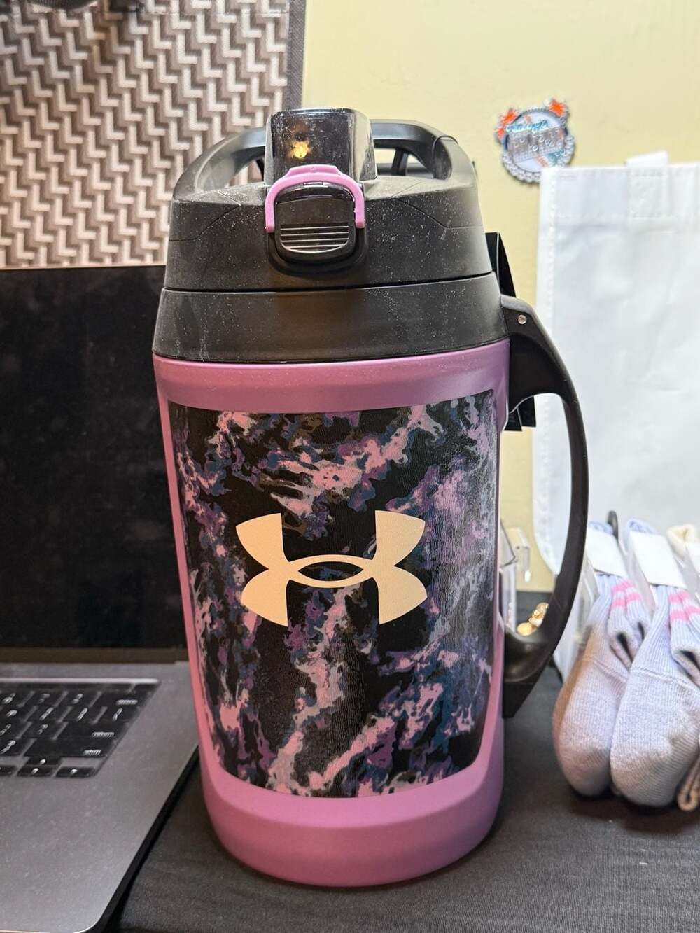 Under Armour Playmaker 64 oz. Insulated Water Jug - Purple Camo